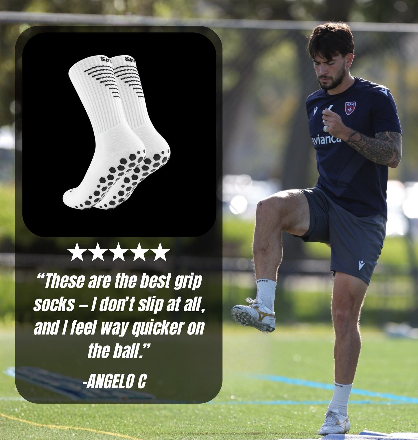 Sprk FlexDry™ Grip Socks